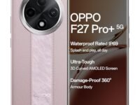 OPPO F27 Pro+ 5G (Dusk Pink, 8GB RAM, 256GB Storage)| 6.7" FHD+ AMOLED Toughest 3D Curved Display|64MP AI Featured Camera|IP69 | 67W SUPERVOOC| with No Cost EMI/Additional Exchange Offers