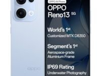 OPPO Reno13 5G (Sky Blue, 8GB RAM, 256GB Storage)