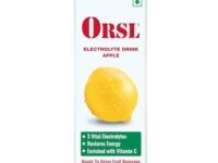 ORSL Electrolyte Drink Lemon Flavour - Packet of 200 ml Liquid