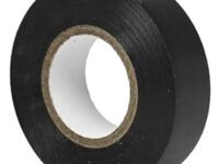 On Blow Self Adhesive PVC Insulation Electrical Tape (25 Meters) (Pack of 1) Black Color