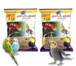 Parrots Wizard All Life Stages Dry Bird Food Small Size Kangni Seed Bird Food 950 Grams Pack of 2