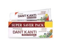Patanjali Dant Kanti Natural Toothpaste 800G (200G X 4), Super Saver Value Pack, Makes Teeth Strong, Tightens Gums, Gives Cavity Free Smile