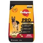 Pedigree PRO Adult Large Breed, 20 kg Dry Dog Food, Vet Trusted Brand, Expert Nutrition, Quality Protein, 33% More Nutrients (18 Months Onwards)
