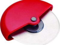 Pepper Stainless Steel Round Pizza Cutter Small Handy Pizza Slice Easy to Use