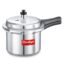 Prestige Popular Virgin Aluminium Precision Weight Valve Outer Lid Pressure Cooker, 3 Liter (Silver)