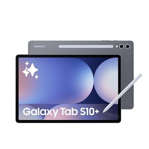 Samsung Galaxy Tab S10 Plus [Smartchoice], S Pen in-Box, 31.5 cm (12.4 inch) Dynamic AMOLED 2X Display, 12 GB RAM, 256 GB Storage, Wi-Fi Tablet, Moonstone Gray