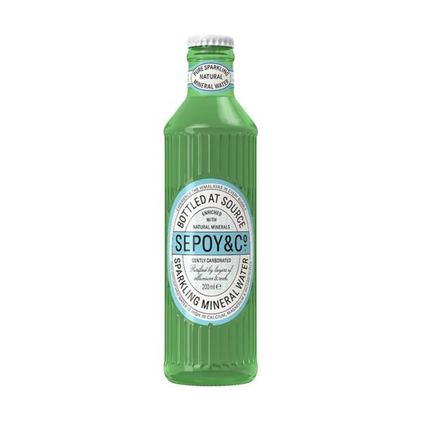 Sepoy & Co. Sparkling Mineral Water |Zero Calorie | Sparkling Himalayan Drink | 100% Natural Ingredients (Pack of 6)