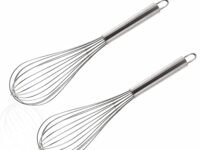Signoraware Whisk 25cm Round Steel Handle, Set of 2, Silver, Standard, (SG_7055S2_Silver)