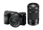 Sony New Alpha ILCE-6100X (Previously ILCE-6100Y) with Upgraded SELP1650 (Ver 2) Power Zoom Lens + SEL55210 Lens | 24.2 MP | APS-C Sensor | Fast Auto Focus | Tiltable LCD – Black