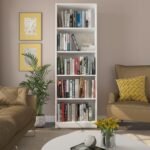 Studio Kook Libro Bookcase/Bookshelf (Moonshine White, 5 Shelves)