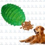 THE DDS STORE Squeaky Balls for All Dogs, Interactive Bright Colors, Food-Grade TPR Material, Jingle Bell Inside Ball, Spike Chew Dog Toys Pack of 1