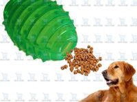 THE DDS STORE Squeaky Balls for All Dogs, Interactive Bright Colors, Food-Grade TPR Material, Jingle Bell Inside Ball, Spike Chew Dog Toys Pack of 1
