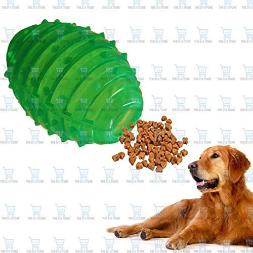 THE DDS STORE Squeaky Balls for All Dogs, Interactive Bright Colors, Food-Grade TPR Material, Jingle Bell Inside Ball, Spike Chew Dog Toys Pack of 1