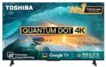 TOSHIBA 164 cm (65 inches) M550MP Series 4K Ultra HD Smart QLED Google TV 65M550MP (Black)