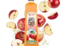 WOW Life Science Apple Cider Vinegar 750ml | Organic Himalayan Apples | Mother of Vinegar with Probiotics | Unfiltered & Unpasteurized | For Weight Management, Reduced Bloating, Healthy Skin & Hair