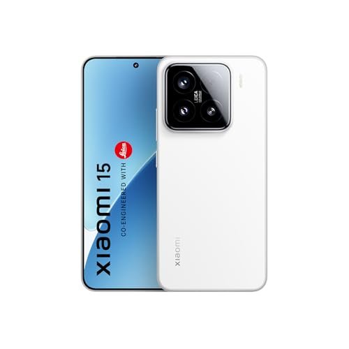 Xiaomi 15 (White, 12GB/512GB)| 50 MP Leica Triple Camera | SD 8 Elite | 1.5K CrystalRes Dynamic 1-120 Hz AMOLED | Hyper AI