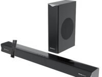 ZEBRONICS Jukebar 1000 - Dolby Atmos Soundbar with Subwoofer, 200W, LED Display, Bluetooth V5.3, HDMI (eARC), Optical in, USB, AUX, Wall Mountable