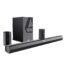 boAt Aavante Bar Azure Pro, 550 W Sound, 5.1CH with Wireless Rear Satellite Speakers, EQ Modes, BTv5.4,Multiple Ports, Master Remote, Bluetooth Sound Bar, Home Theatre Soundbar Speaker (Premium Black)