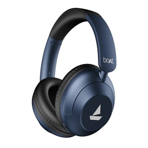 boAt New Launch Rockerz 650 Pro, Touch/Swipe Controls, Dolby Audio, 80Hrs Battery, 2Mics ENx, Fast Charge, App Support, Dual Pair, Bluetooth Headphones, Wireless Headphone with Mic (Starry Night)