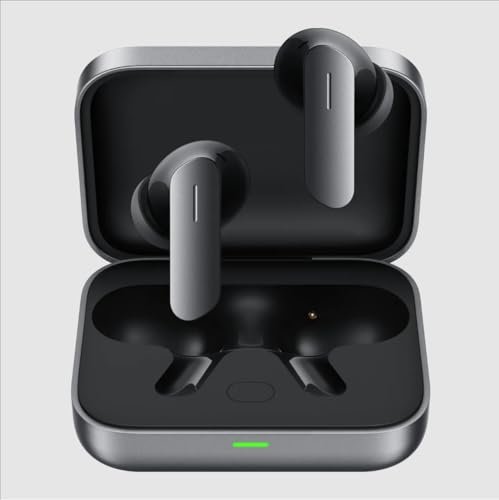 realme Buds Air 7, 12.4mm Dynamic Bass Drivers,52Hrs Playtime, 52dB Hybrid ANC,6 Mic ENC, 45ms Low Latency, 360° Spatial Audio, Hi-Res LHDC, IP55 Dust & Water Resistant, BT v5.4(SlateGrey)
