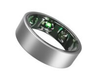 Gabit Smart Ring | Health & Fitness Tracker | Stress & Sleep Monitoring | Buy Ring Sizing Kit First | 15+ Workout Modes | Track Steps, HRV, HR, SPO2 | Smart Ring for Men & Women | Matte Silver 12