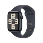 Apple Watch SE (2nd Gen, 2023) [GPS 44mm] Smartwatch with Midnight Aluminum Case with Midnight Sport Band. Fitness & Sleep Tracker, Crash Detection, Heart Rate Monitor, Retina Display