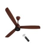 atomberg Renesa Enzel 1200mm BLDC Ceiling Fan with Remote Control | BEE 5 star Rated Energy Efficient Ceiling Fan | High Air Delivery with LED Indicators| 3 Year Warranty (Gloss Brown)
