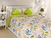 Amazon Brand - Solimo Microfibre Printed Comforter, Double (Autumn Leaves, 200 GSM)