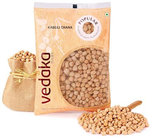 Amazon Brand - Vedaka Popular Kabuli Chana / Chhole, 500g