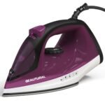BEAUTURAL Steam Iron for Clothes 16A Plug 2000W 150ml, Anti Drip & Self Clean, 20g/min Vertical Burst Spray Steam all fabric