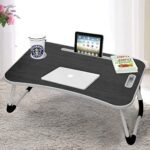 Callas Multipurpose Foldable Laptop Table with Cup Holder