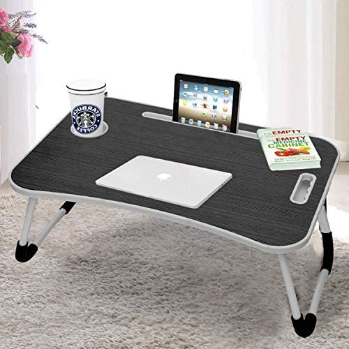 Callas Multipurpose Foldable Laptop Table with Cup Holder