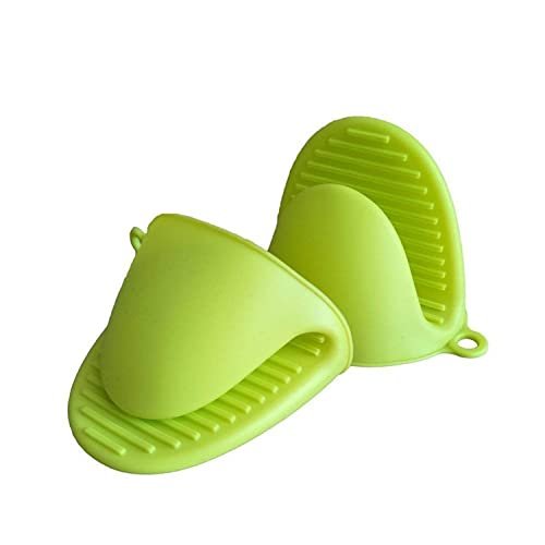 Dealsure Silicone Holder for Hot Utensils | Heat Resistant Oven Mittens | Silicone Pot Holder | Non-Slip Grip | Silicone Mittens for Kitchen | Pinch Grip for Hot Pots | 1 Set Random Color