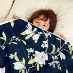 Divine Casa 120 GSM Microfiber Reversible Kids Single Bed Comforter | Ultra-Soft Toddler Blanket | Lightweight & Cozy | All-Season Bedding for Babies & Kids | 135 x 100 cm, Bristol Blue
