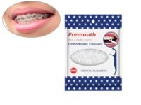 Fremouth Orthodontic Flossers for Braces - Ortho Dental Floss Picks, 100 Count (Pack of 1)