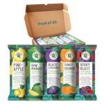 GREEN PROTEIN Pea Protein Isolate Powder, Vegan Plant Protein, Dairy Free With No Added Sugar, Pineapple, Black Currant, and Raw Mango Flavor, 5 Flavors x 4 Sachets, Pack Of 20, 23g each