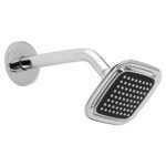 Hindware ABS 100 mm Rain Shower Overhead Shower | Wall Mounted | Chrome Finish & Nickel Plating | Sustains High Water Pressure