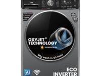 IFB 9Kg 5 Star with Deep Clean Oxyjet Technology, AI Powered, Wi-Fi, Fully Automatic Front Load Washing Machine (EXECUTIVE MSC 9014 SSL, Steam Refresh Program with Eco Inverter, Metallic Silver)