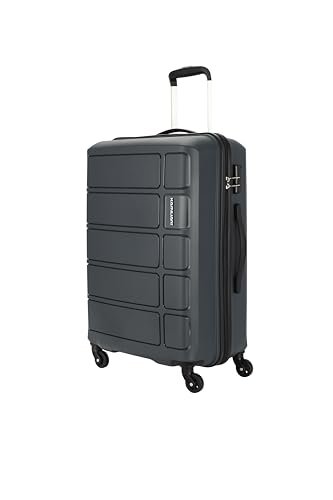 Kamiliant American Tourister Harrier 78 Cms Large Check-in Polypropylene (Pp) Hard-Sided 4 Wheels Spinner Luggage/Suitcase/Trolley Bag (Iron Grey), Medium