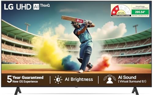LG 164 cm (65 inches) UR75 Series 4K Ultra HD Smart LED TV 65UR75006LC