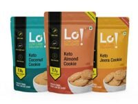 Lo! Foods - Keto Cookies Combo (600g) | Diabetic Friendly | Sugar Free Biscuit | Low Carb Keto Snacks | Diet snacks for Healthy Eating | Zero Added Sugar - (200g x Pack of 3)