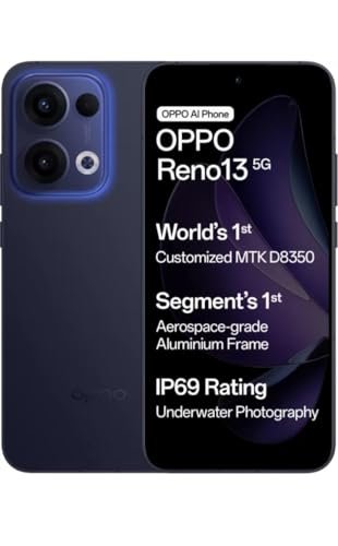 Oppo Reno13 5G (Luminous Blue, 256 GB) (8 GB RAM)