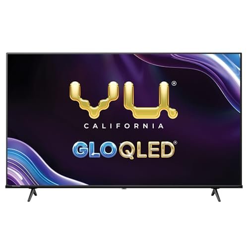 Vu 108cm (43 inches) GloQLED Series 4K QLED Smart Google TV 43QLED25