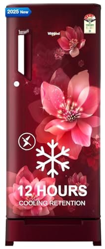 Whirlpool 192 L 4 Star Direct-Cool Single Door Refrigerator with Base Drawer (215 IMPC ROY 4S Wine Mulia-Z)
