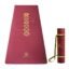 Wiselife tpe 7 chakra Printed 6MM Yoga Mat + Yoga Strap For Men, Women, Kids|Anti-Slip Extra thick, long & Wide Exercise Sports Mat For Workout, Fitness, Yoga, Gym, Home & Pilates (Wine Chakra)