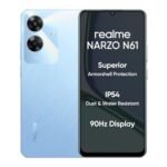 realme NARZO N61 (Voyage Blue,4GB RAM+64GB Storage) 90Hz Eye Comfort Display | IP54 Dust & Water Resistance | 48-Month Fluency | Charger in The Box