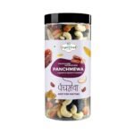 100% Organic Absolute Healthy Dry Fruits Mix, Premium Trail Mix | Almonds | Cashews | Cranberry | Apricots | Wallnuts | Green Black Raisins | Pumpkin Seeds | Candied Amla, Reusable Jar (200 G)