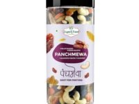 100% Organic Absolute Healthy Dry Fruits Mix, Premium Trail Mix | Almonds | Cashews | Cranberry | Apricots | Wallnuts | Green Black Raisins | Pumpkin Seeds | Candied Amla, Reusable Jar (200 G)