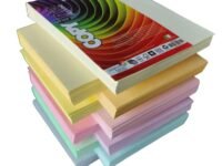 BRUSTRO Copytinta Coloured Craft Paper A4 Size 80 GSM Mixed Soft Colour 40 Sheets Pack (10 cols X 4 Sheets) Double Side Color for Office Printing, Art and Craft.