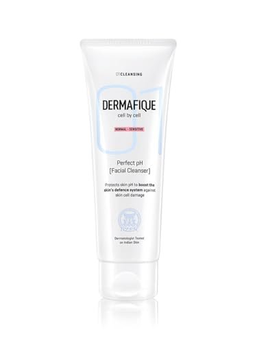 Dermafique Perfect pH Facial Cleanser – 100ml, Gently Remove Impurities, Ultra Mild Facial Cleanser | Soap, Paraben & Alcohol Free | Dermatologist Tested Face Wash